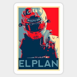 Fernando Alonso El Plan Sticker